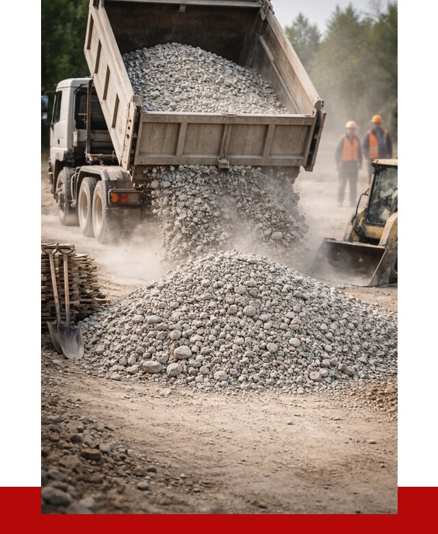 Купить дробленый бетон в Коркине от 1765 р./куб | ПРОНЕРУДКрк