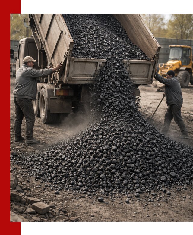 Доставка угля семечка самосвалами в Коркине