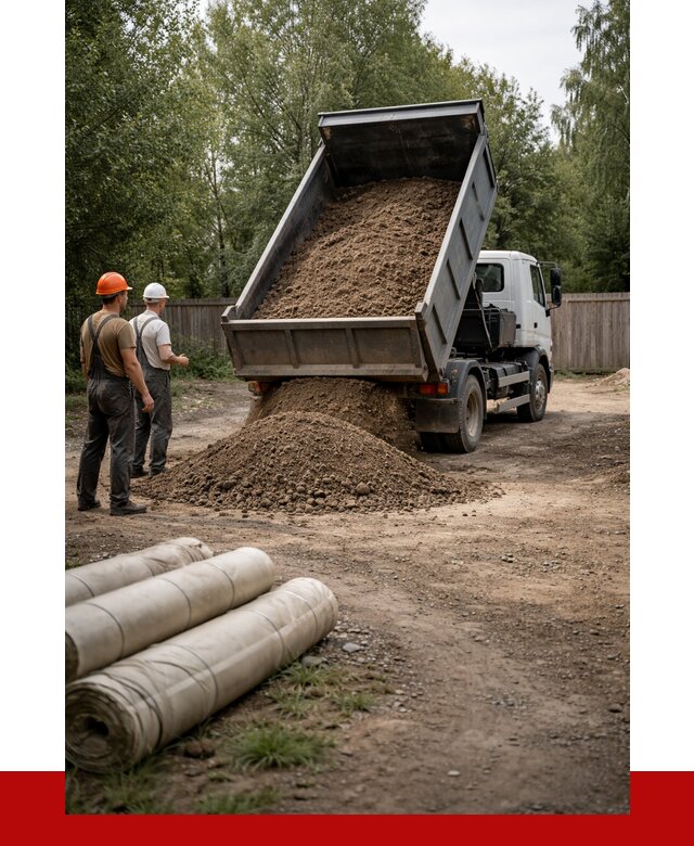 Доставка сыпучих материалов самосвалом в Коркино от 4360 р. | ПРОНЕРУДКрк