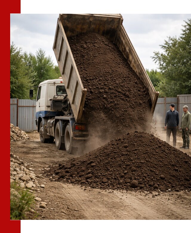 Доставка самосвалом 10 кубов в Коркине быстро и надёжно