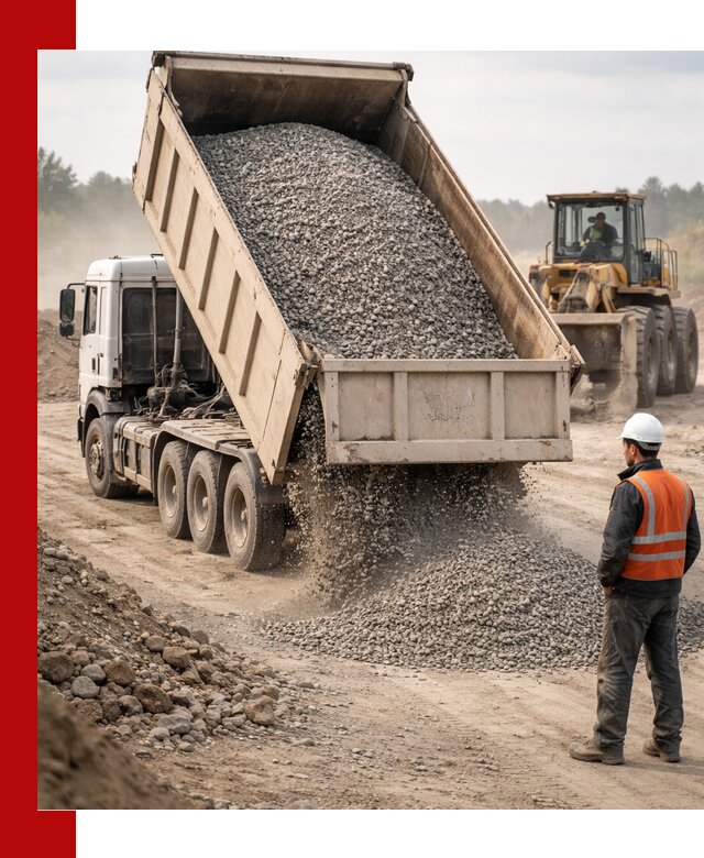 Доставка самосвалом 40 кубов цемента и сыпучих в Коркине