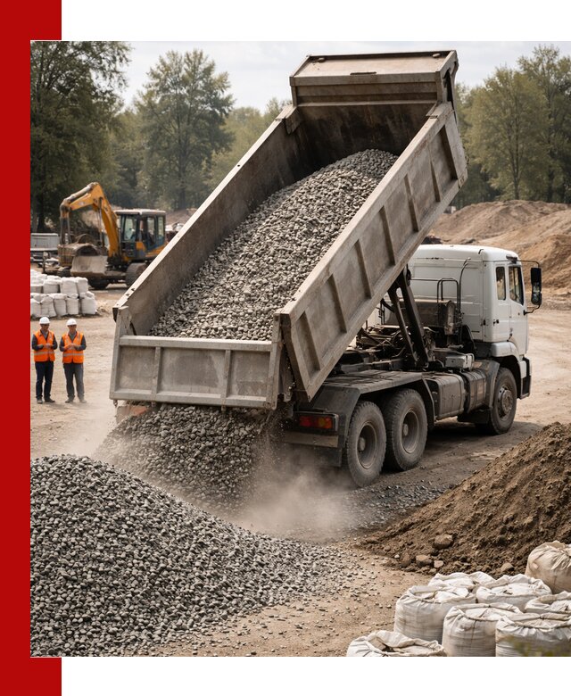 Аренда самосвала в Коркине для доставки сыпучих и нерудных материалов