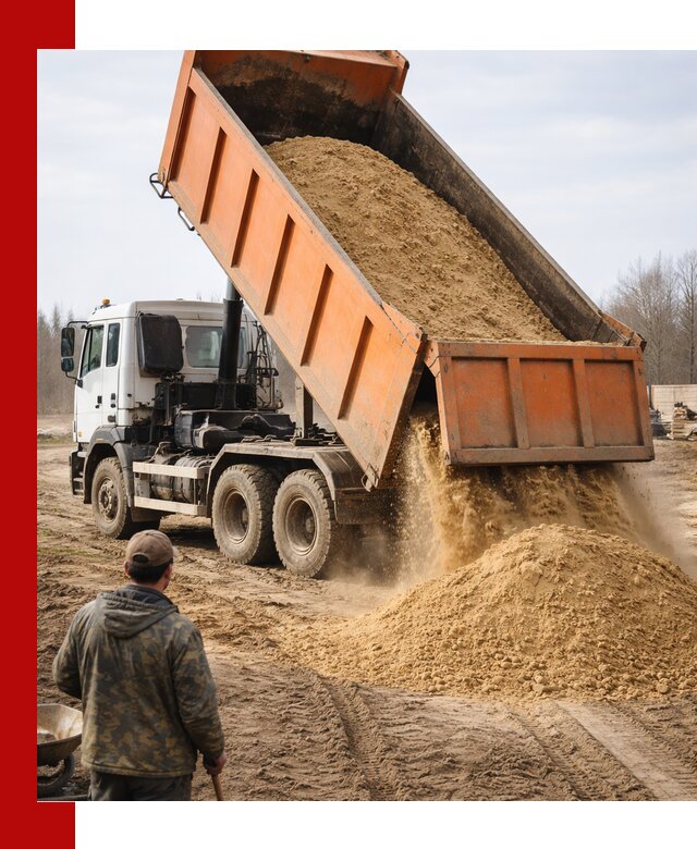 Аренда самосвала 20 тонн для перевозки грузов в Коркине