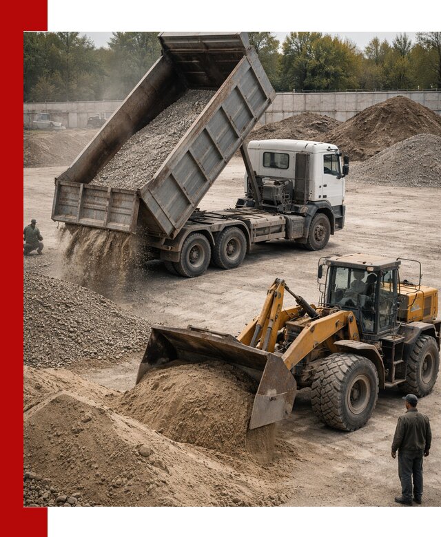 Перевозка сыпучих грузов самосвалами и бортовыми в Коркине