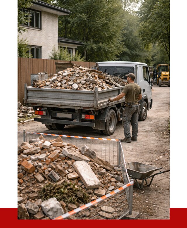 Вывоз строительного мусора с погрузкой в Коркине от 7786 р | ПРОНЕРУДКрк