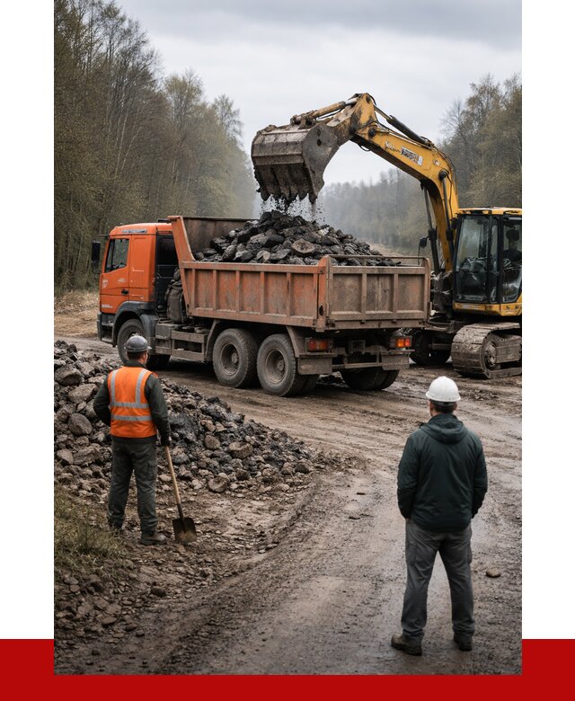 Вывоз асфальта в Коркине от 4671 р. самосвалом ПРОНЕРУДКрк