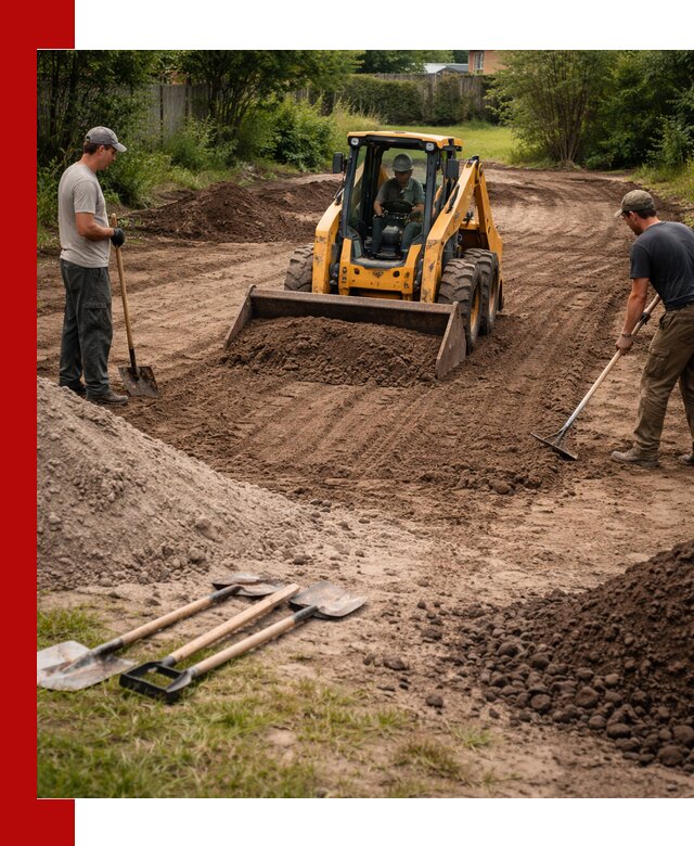 Планировка участка грунтом с вывозом и доставкой в Коркине