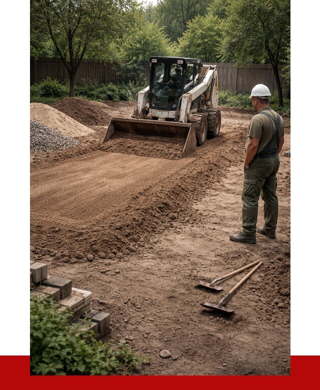 Выравнивание участка под ключ в Коркине от 3633 р. | ПРОНЕРУДКрк