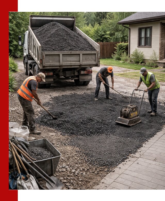 Асфальтовая крошка для двора с доставкой в Коркине